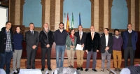 Foto de familia de participantes en la jornada cientfica celebrada en el Rectorado de la UCO