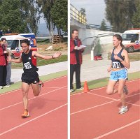 Miguel Espinosa y Rachel Blanchard, vencedores en la prueba de campo a travs del Trofeo Rector.