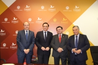 De izda. a dcha. Antonio Cubero Atienza, Jos Carlos Gmez Villamandos, Rafael Ruiz Calatrava y Bartolom Beltrn