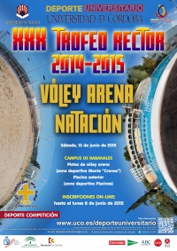 Trofeo Rector de voley-arena y natacin, el 13 de junio