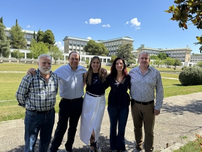  Image of the team from the University of Córdoba, which led the research.